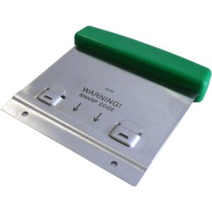 Cuțit, cutter, (2 buc), oțel inoxidabil de 127 mm, mâner verde