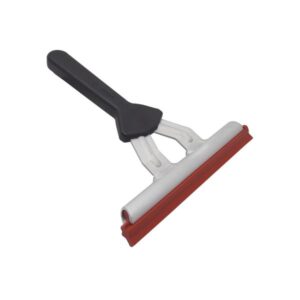 Racleta pentru gratar cu stergator de silicon, scurta